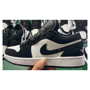 553558-001 AJ1低帮黑白-莆田鞋