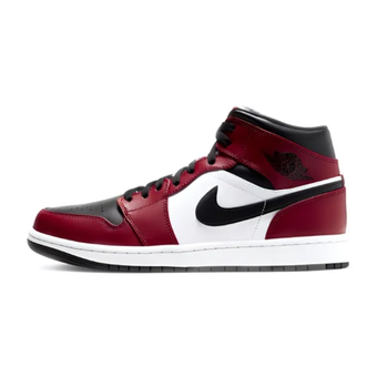 554724-069 AJ1中帮 黑红白-莆田鞋