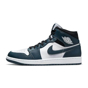 554724-411 AJ1中帮 浅蓝黑-莆田鞋