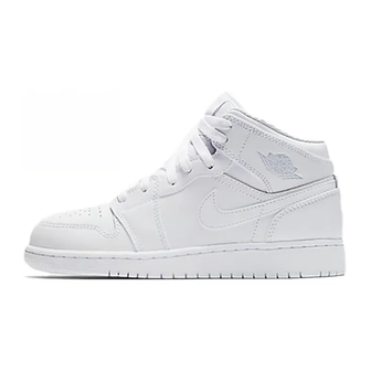 554725-109 AJ1中帮 全白-莆田鞋