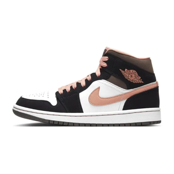 DH0210-100 AJ1中帮 黑粉-莆田鞋