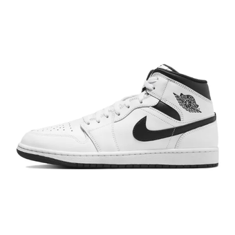 DQ8426-132(白) AJ1中帮 白黑-莆田鞋