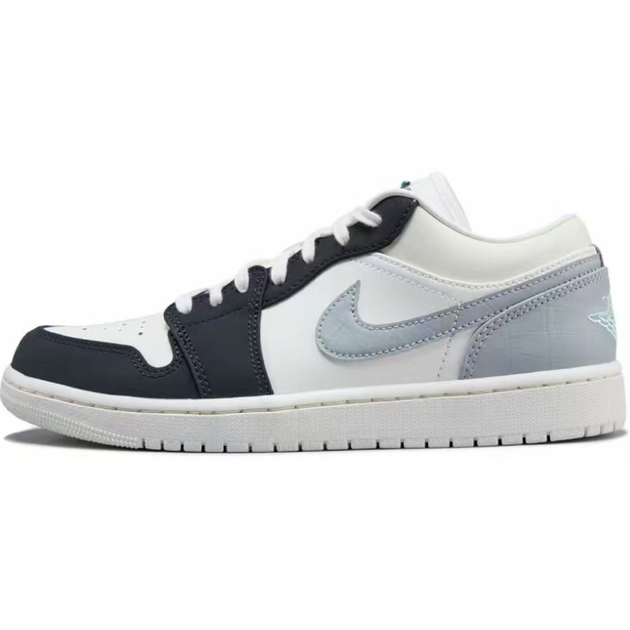 IO2242-101 AJ1低帮/黑白-莆田鞋