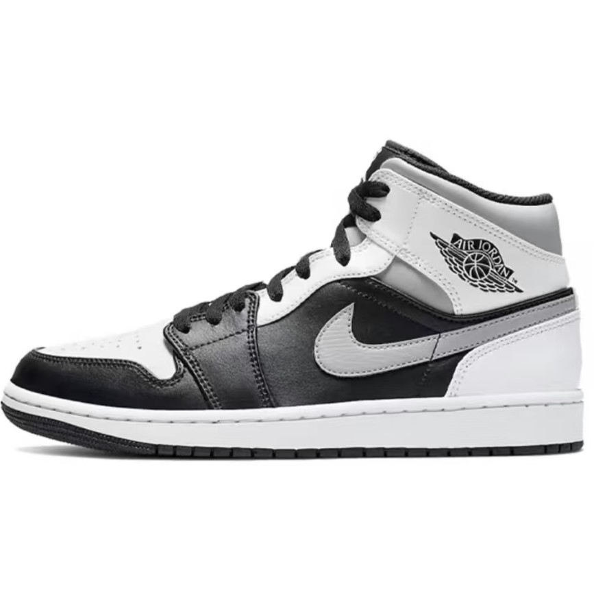 554724-073 AJ1中帮 黑灰白-莆田鞋