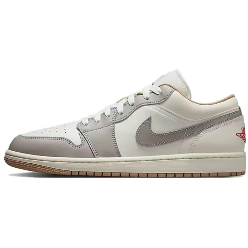 553558-169 AJ1低帮 米灰-莆田鞋