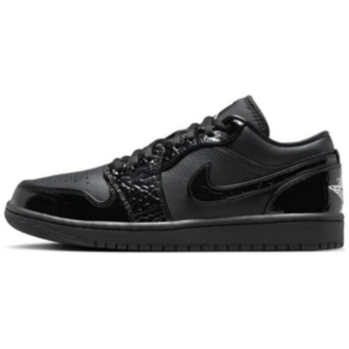 HJ7743-010 乔1低帮黑色-莆田鞋