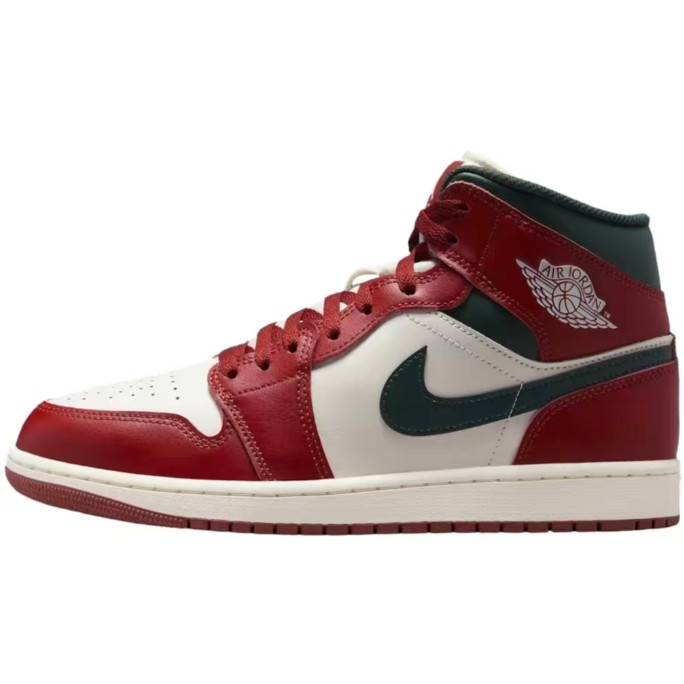 DQ8426-105 AJ1中帮/红白-莆田鞋