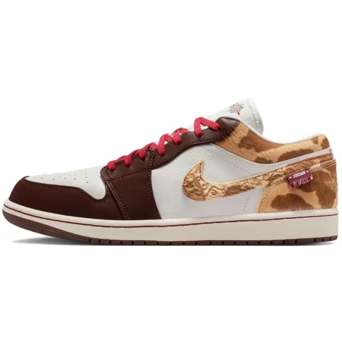 IQ5321-121 AJ1低帮/马年限定/棕褐色-莆田鞋