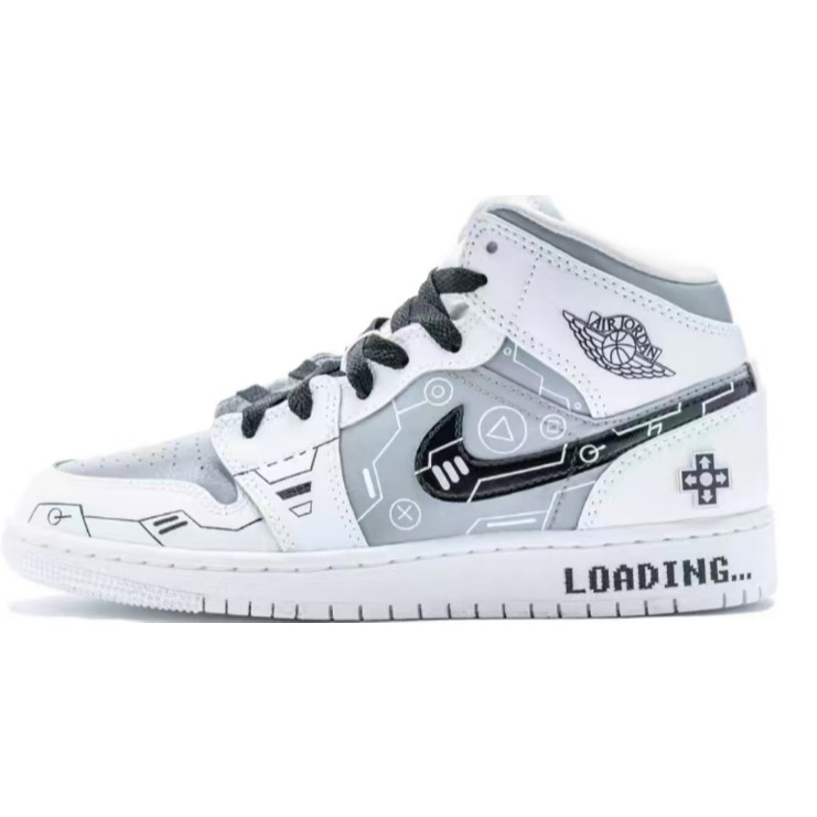 554725-130 AJ1中帮 定制电玩-莆田鞋