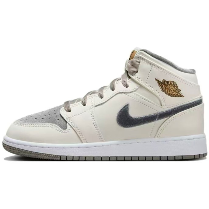 FB9899-100 AJ1中帮/米灰-莆田鞋