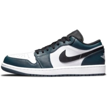 553558-411 AJ1低帮深青AJ1低帮 深青黑曜石-莆田鞋