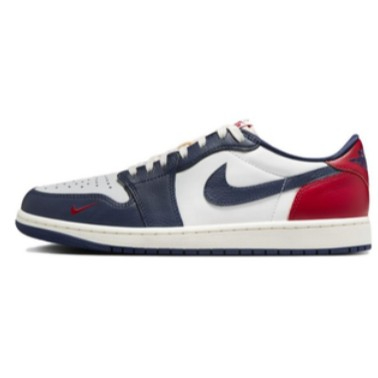 HQ2993-100 乔1低帮红白蓝-莆田鞋