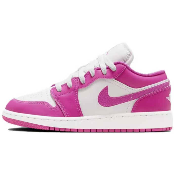 FV8486-600 乔1低帮火粉色-莆田鞋