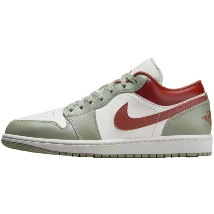553558-133 AJ1低帮/绿红-莆田鞋