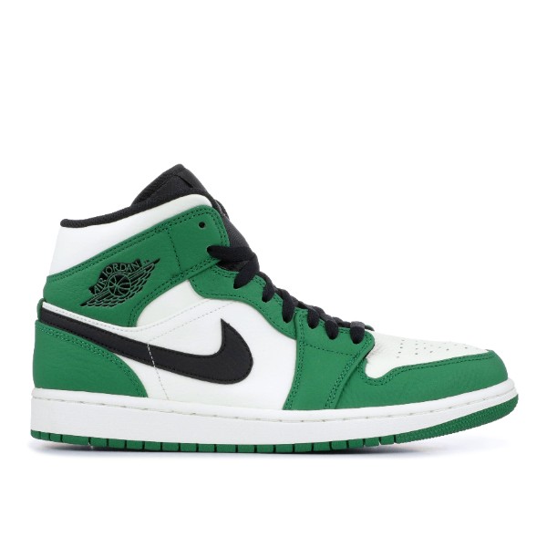 852542-301 AJ1中帮 白绿脚趾-莆田鞋