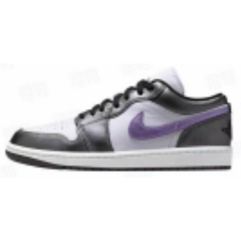 HJ5911-105 AJ1低帮 白银紫-莆田鞋