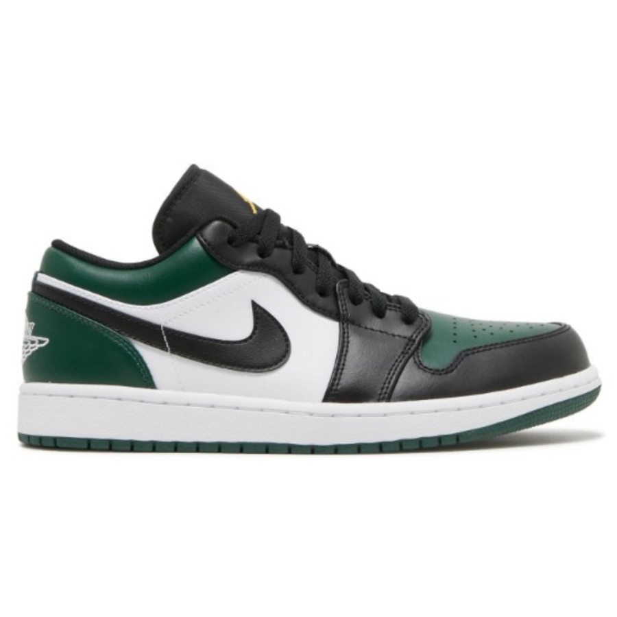 553558-371 AJ1低帮 新黑绿脚趾-莆田鞋