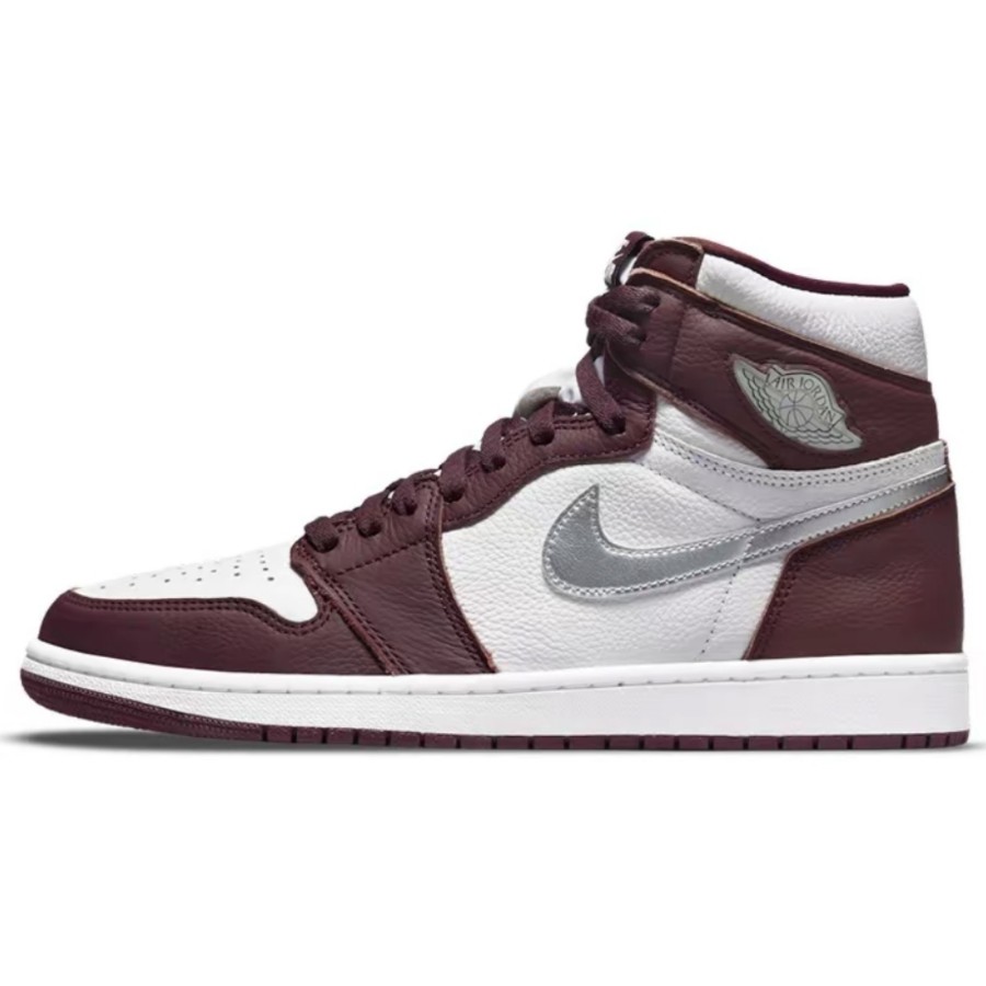 555088-611 AJ1高帮 波尔多酒红-莆田鞋