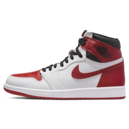 555088-161 AJ1高帮 白红-莆田鞋